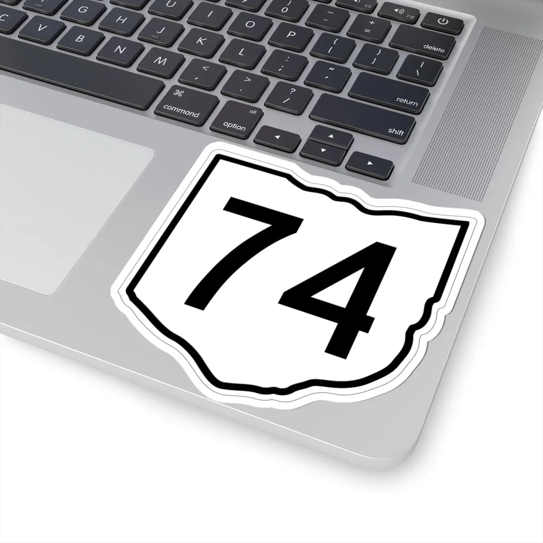 OH-74 1960 (Ohio) (Road Sign) STICKER Vinyl Kiss-Cut Decal - The Sticker Space