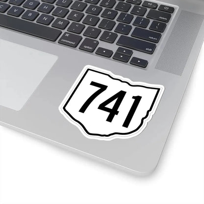 OH-741 1960 (Ohio) (Road Sign) STICKER Vinyl Kiss-Cut Decal - The Sticker Space