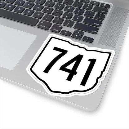 OH-741 1960 (Ohio) (Road Sign) STICKER Vinyl Kiss-Cut Decal - The Sticker Space