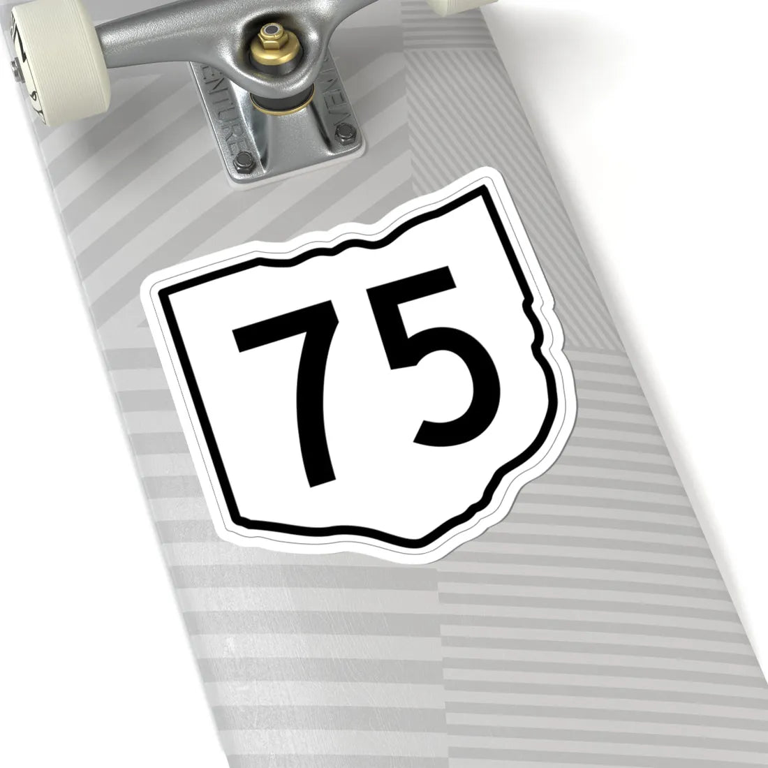 OH-75 1960 (Ohio) (Road Sign) STICKER Vinyl Kiss-Cut Decal - The Sticker Space