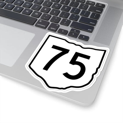 OH-75 1960 (Ohio) (Road Sign) STICKER Vinyl Kiss-Cut Decal - The Sticker Space