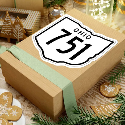 OH-751 1948 (Ohio) (Road Sign) STICKER Vinyl Kiss-Cut Decal - The Sticker Space