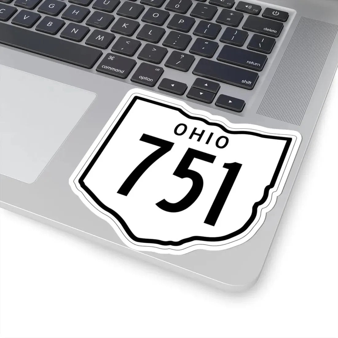OH-751 1948 (Ohio) (Road Sign) STICKER Vinyl Kiss-Cut Decal - The Sticker Space
