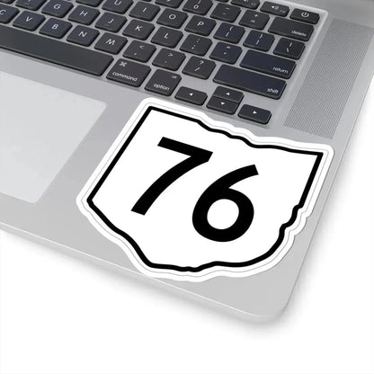OH-76 1960 (Ohio) (Road Sign) STICKER Vinyl Kiss-Cut Decal - The Sticker Space