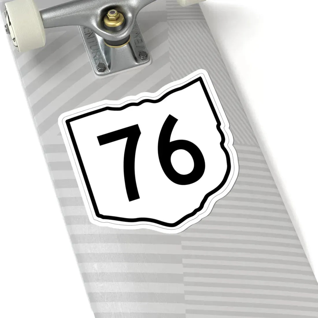 OH-76 1960 (Ohio) (Road Sign) STICKER Vinyl Kiss-Cut Decal - The Sticker Space