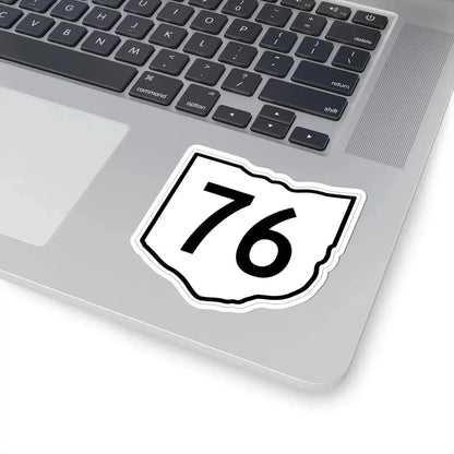 OH-76 1960 (Ohio) (Road Sign) STICKER Vinyl Kiss-Cut Decal - The Sticker Space