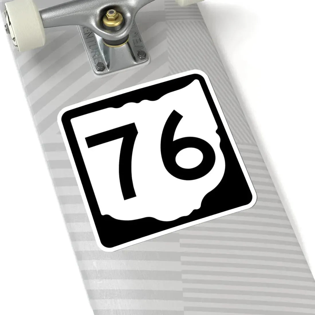 OH-76 (Ohio) (Road Sign) STICKER Vinyl Kiss-Cut Decal - The Sticker Space