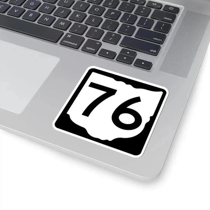 OH-76 (Ohio) (Road Sign) STICKER Vinyl Kiss-Cut Decal - The Sticker Space
