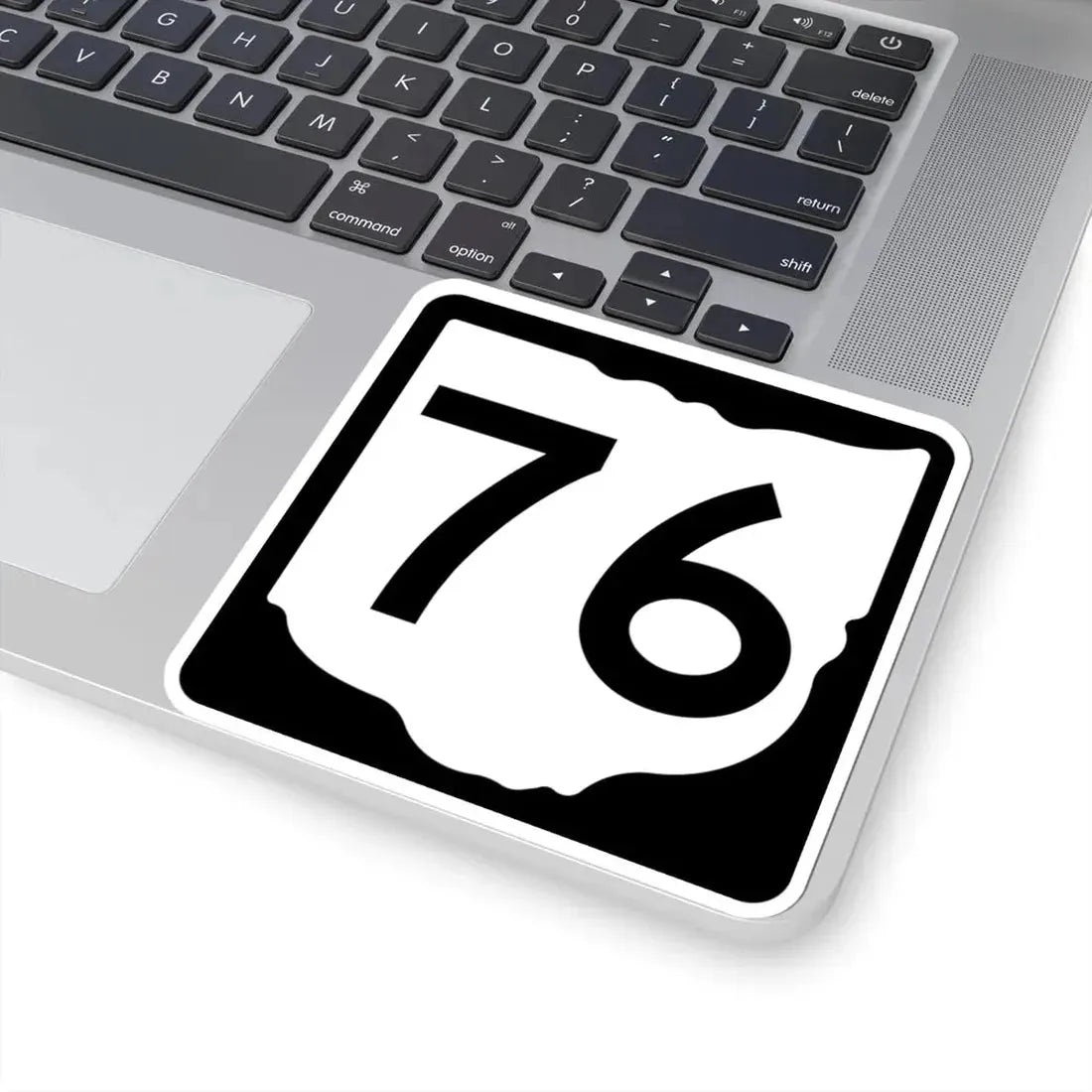 OH-76 (Ohio) (Road Sign) STICKER Vinyl Kiss-Cut Decal - The Sticker Space