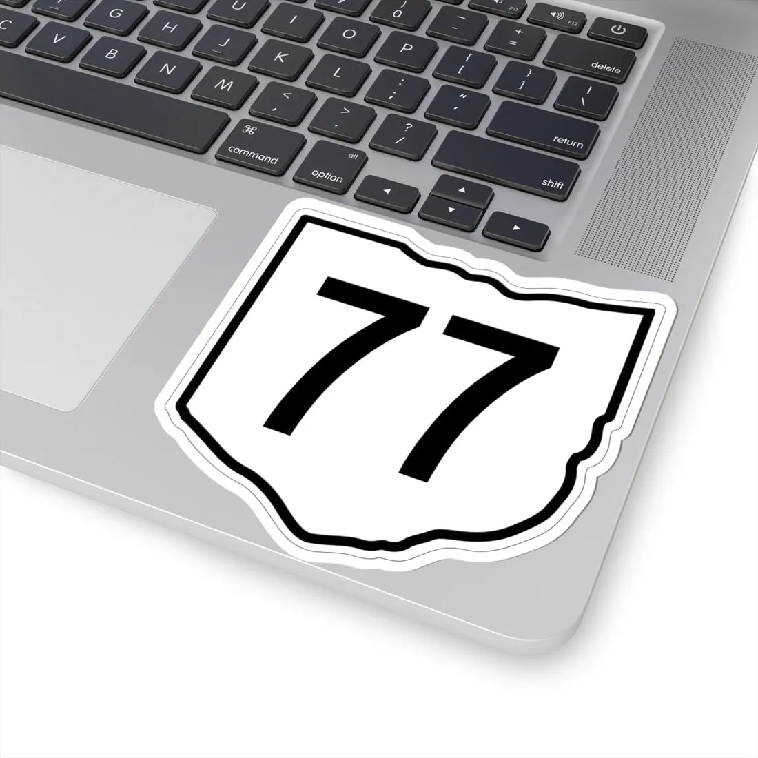 OH-77 1960 (Ohio) (Road Sign) STICKER Vinyl Kiss-Cut Decal - The Sticker Space