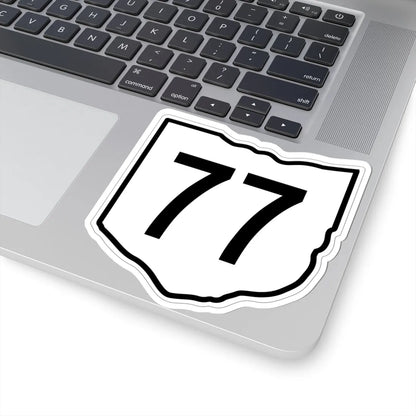 OH-77 1960 (Ohio) (Road Sign) STICKER Vinyl Kiss-Cut Decal - The Sticker Space