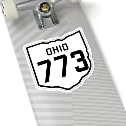 OH-773 1927 (Ohio) (Road Sign) STICKER Vinyl Kiss-Cut Decal - The Sticker Space