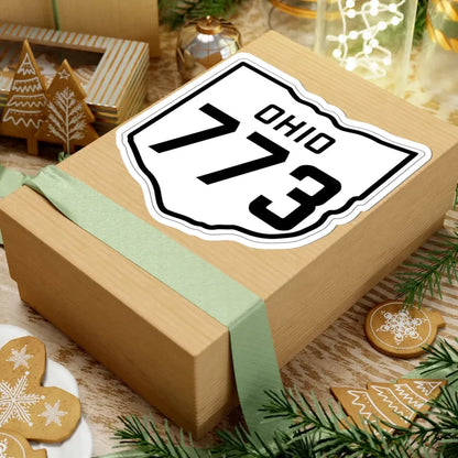 OH-773 1927 (Ohio) (Road Sign) STICKER Vinyl Kiss-Cut Decal - The Sticker Space