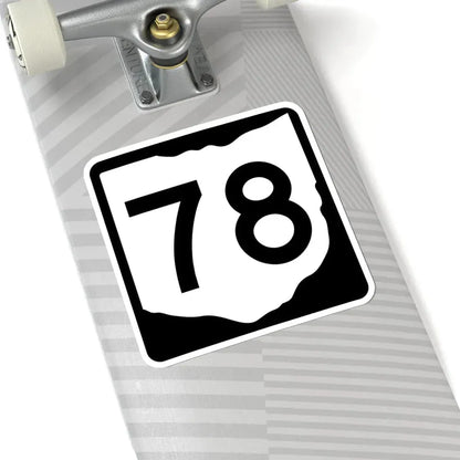 OH-78 (Ohio) (Road Sign) STICKER Vinyl Kiss-Cut Decal - The Sticker Space