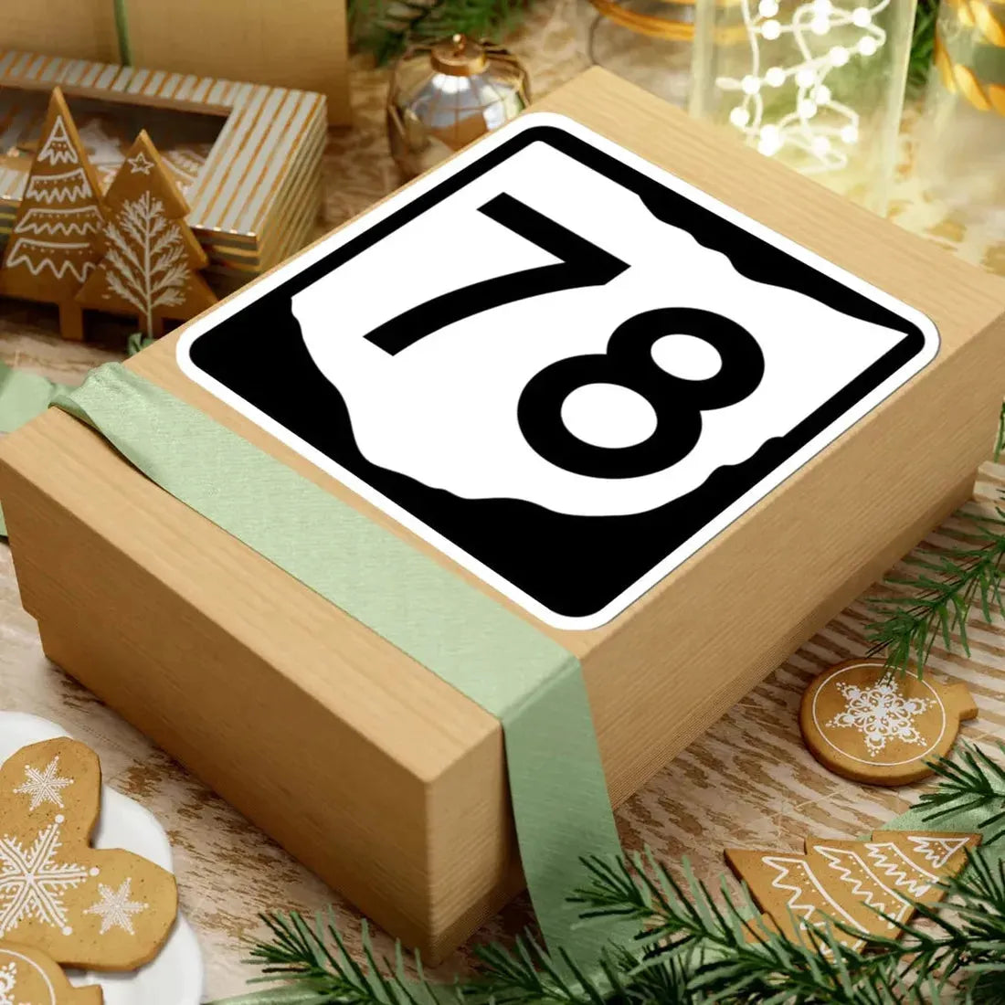 OH-78 (Ohio) (Road Sign) STICKER Vinyl Kiss-Cut Decal - The Sticker Space