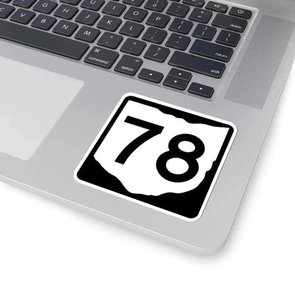 OH-78 (Ohio) (Road Sign) STICKER Vinyl Kiss-Cut Decal - The Sticker Space