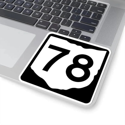 OH-78 (Ohio) (Road Sign) STICKER Vinyl Kiss-Cut Decal - The Sticker Space