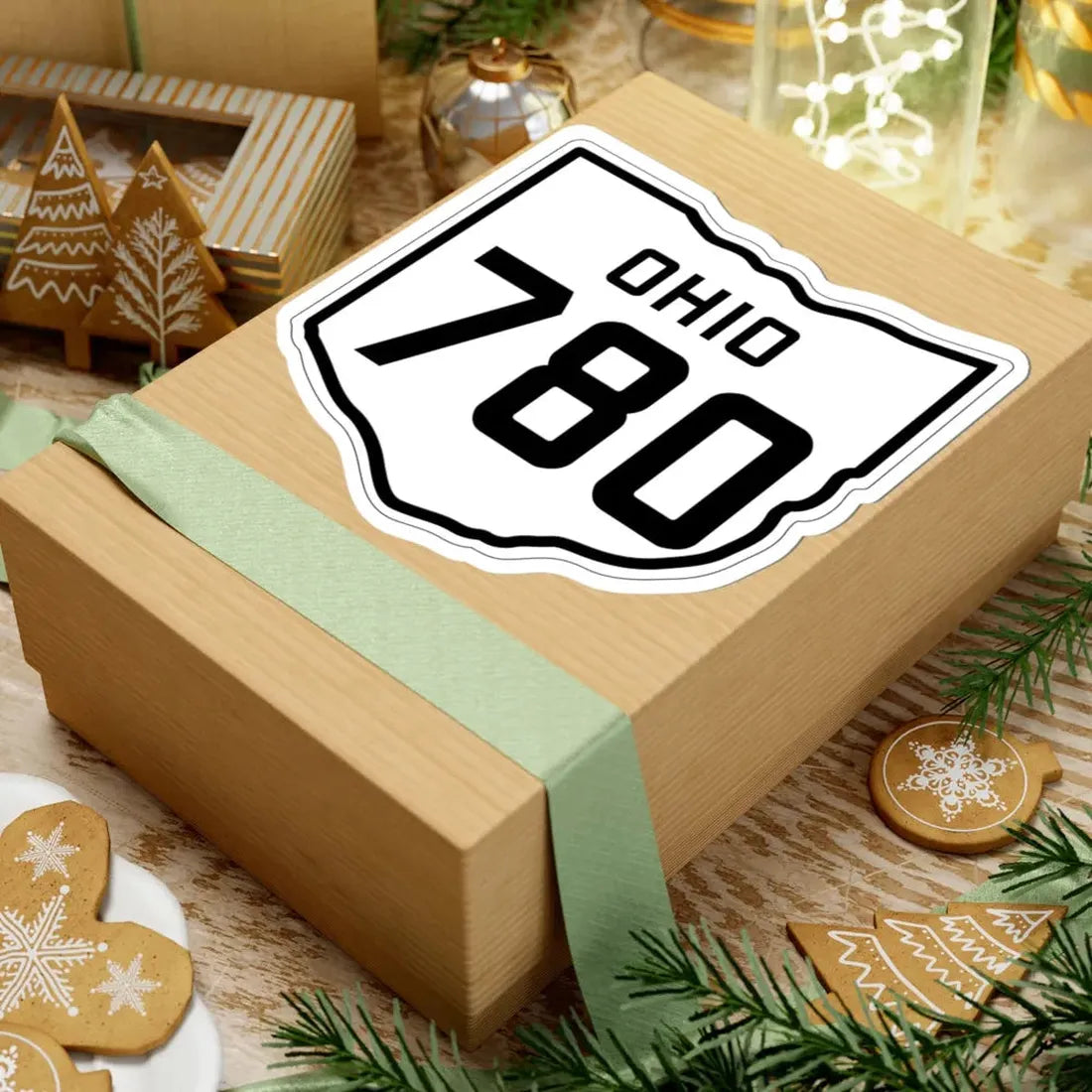 OH-780 1927 (Ohio) (Road Sign) STICKER Vinyl Kiss-Cut Decal - The Sticker Space