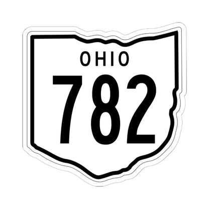 OH-782 1948 (Ohio) (Road Sign) STICKER Vinyl Kiss-Cut Decal 6 Inch White - The Sticker Space