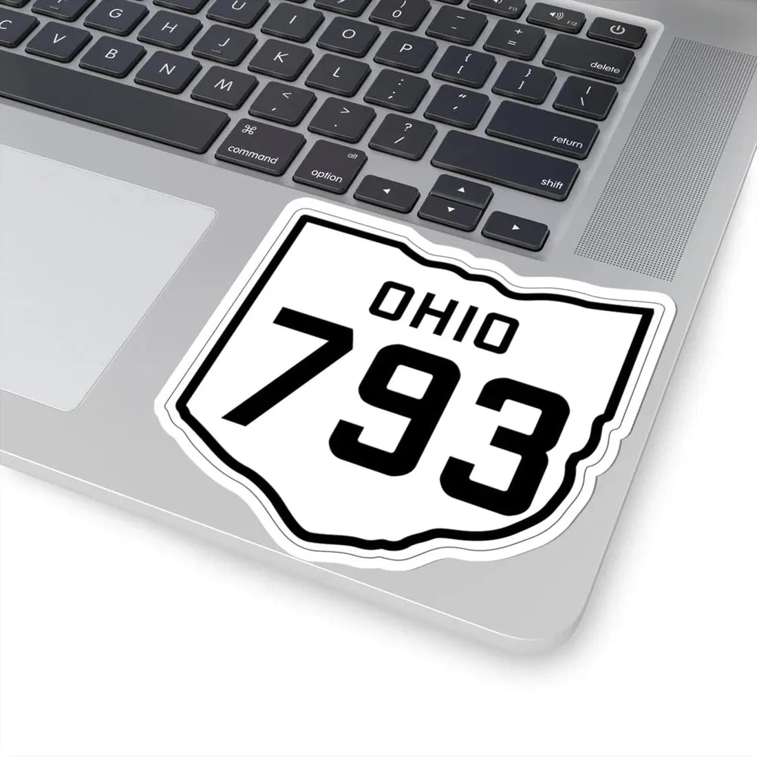 OH-793 1927 (Ohio) (Road Sign) STICKER Vinyl Kiss-Cut Decal - The Sticker Space
