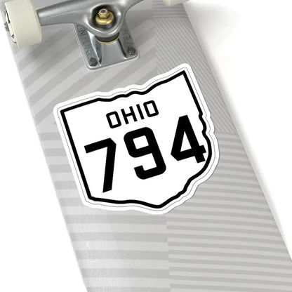OH-794 1927 (Ohio) (Road Sign) STICKER Vinyl Kiss-Cut Decal - The Sticker Space