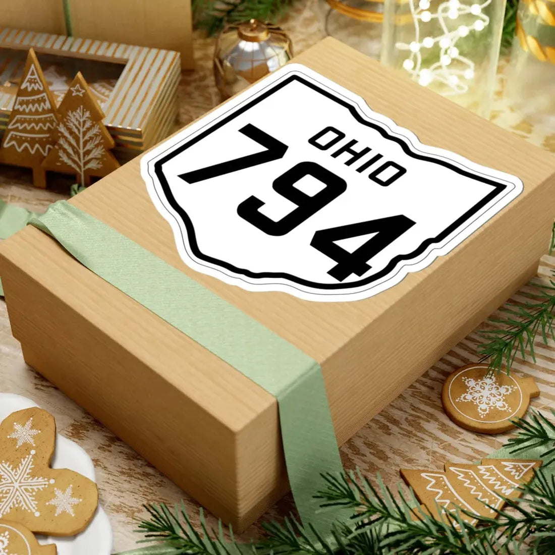 OH-794 1927 (Ohio) (Road Sign) STICKER Vinyl Kiss-Cut Decal - The Sticker Space