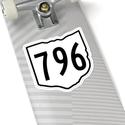 OH-796 1960 (Ohio) (Road Sign) STICKER Vinyl Kiss-Cut Decal - The Sticker Space