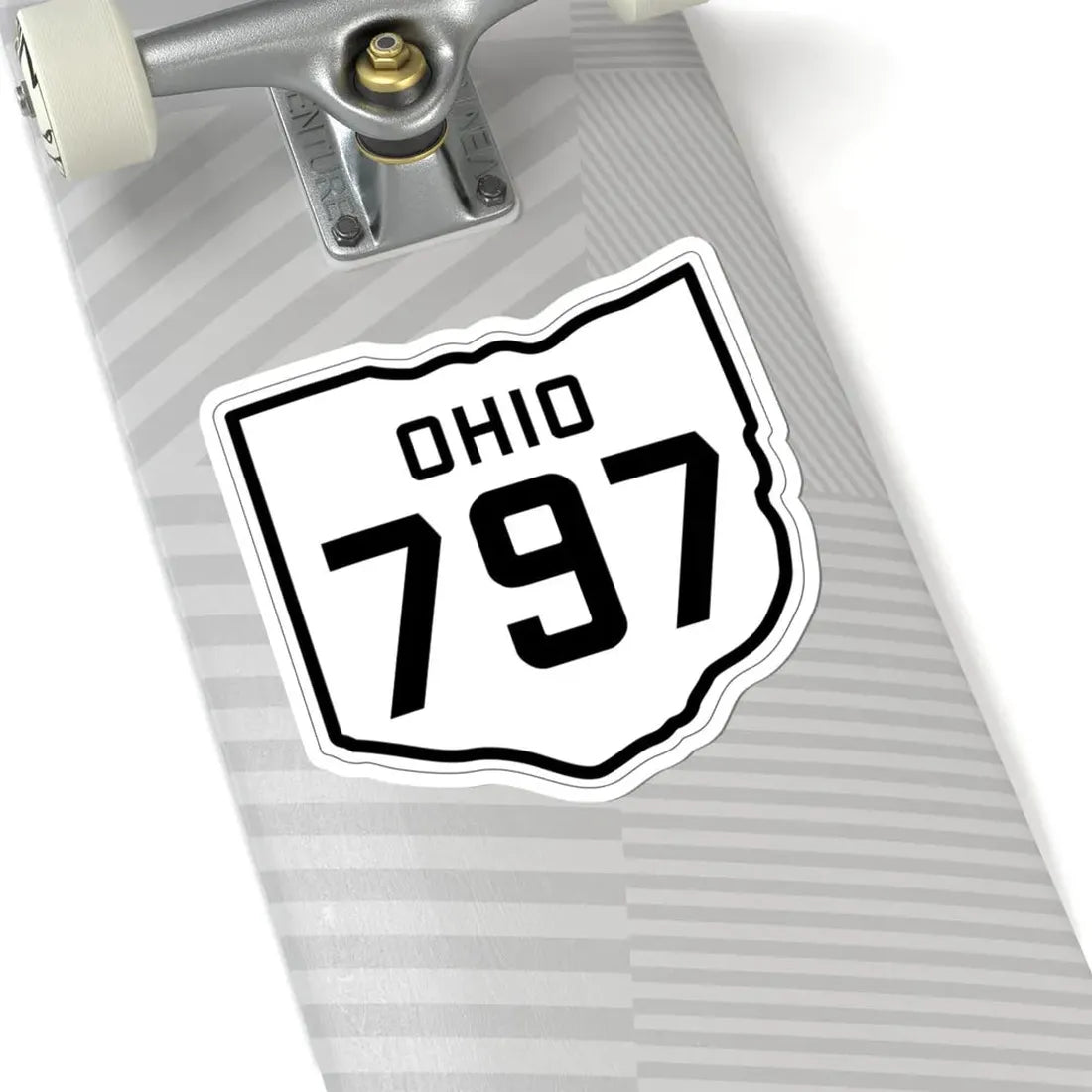 OH-797 1927 (Ohio) (Road Sign) STICKER Vinyl Kiss-Cut Decal - The Sticker Space