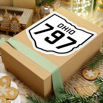 OH-797 1927 (Ohio) (Road Sign) STICKER Vinyl Kiss-Cut Decal - The Sticker Space