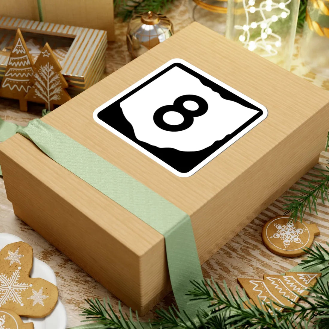 OH-8 (Ohio) (Road Sign) STICKER Vinyl Kiss-Cut Decal - The Sticker Space