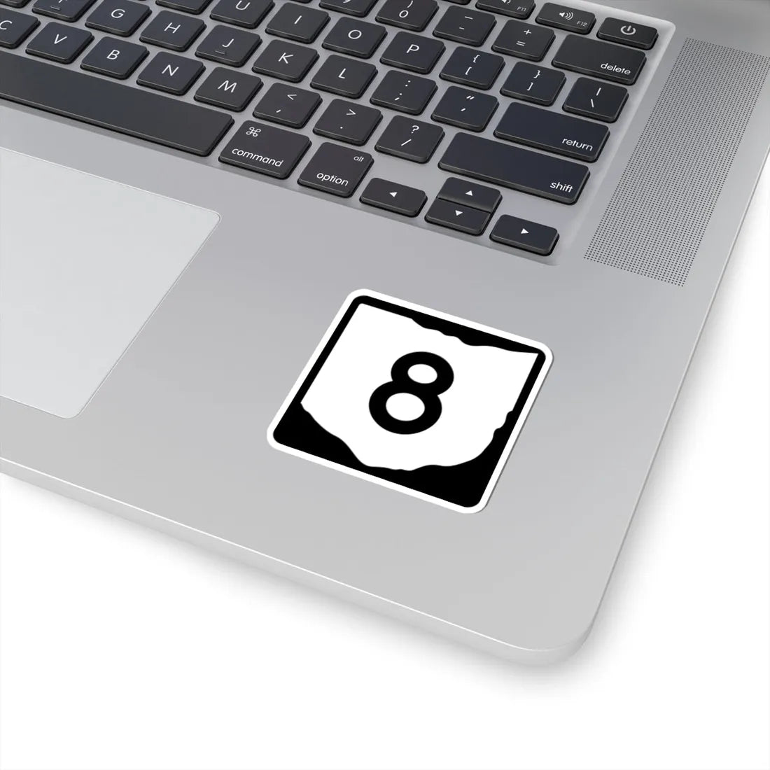 OH-8 (Ohio) (Road Sign) STICKER Vinyl Kiss-Cut Decal - The Sticker Space