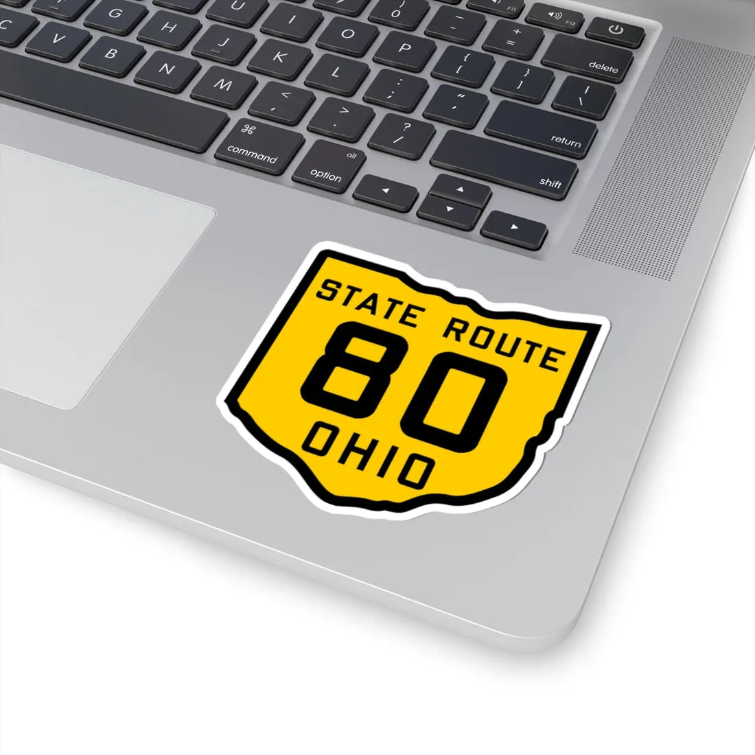 OH-80 1920 (Ohio) (Road Sign) STICKER Vinyl Kiss-Cut Decal - The Sticker Space