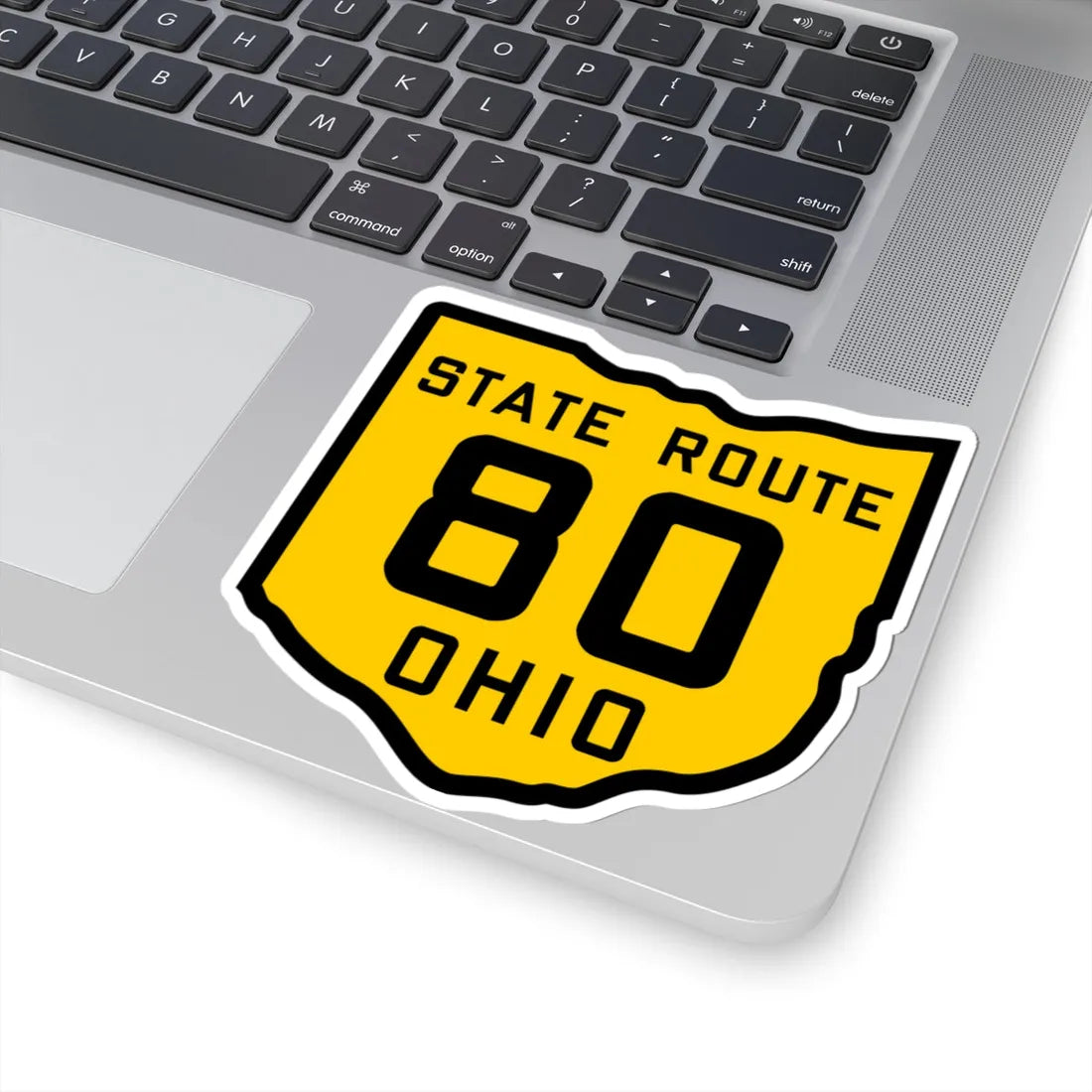 OH-80 1920 (Ohio) (Road Sign) STICKER Vinyl Kiss-Cut Decal - The Sticker Space