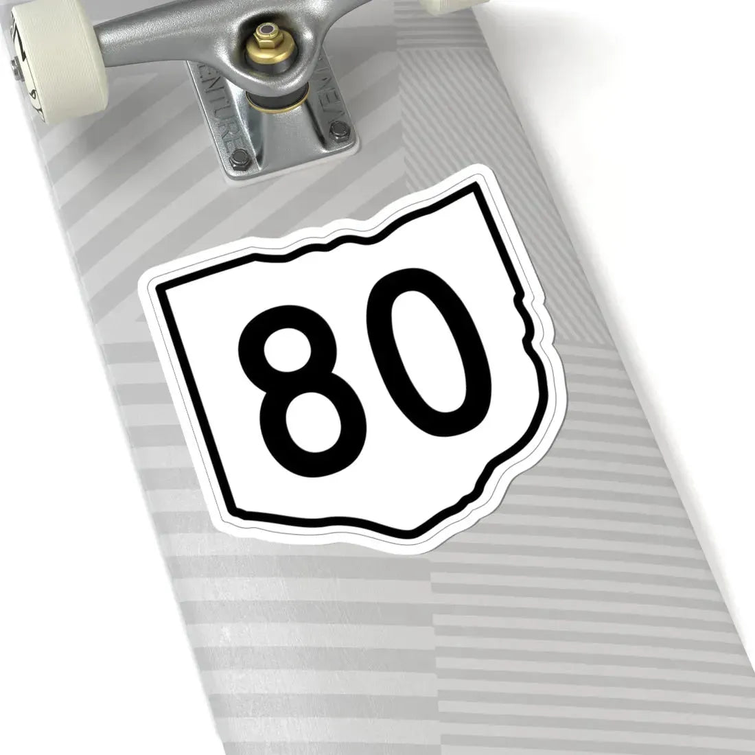 OH-80 1960 (Ohio) (Road Sign) STICKER Vinyl Kiss-Cut Decal - The Sticker Space