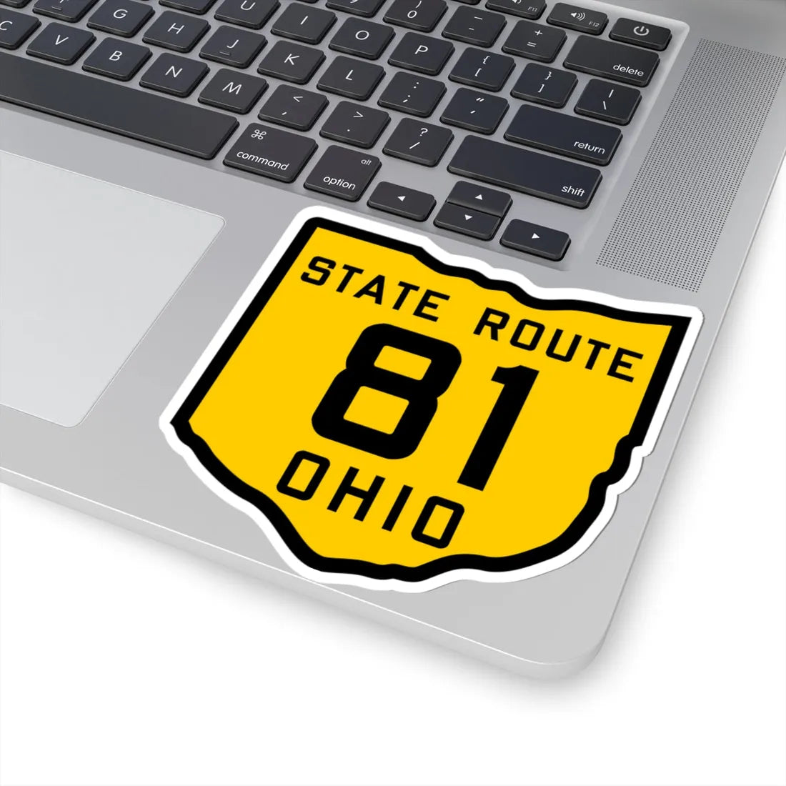 OH-81 1920 (Ohio) (Road Sign) STICKER Vinyl Kiss-Cut Decal - The Sticker Space
