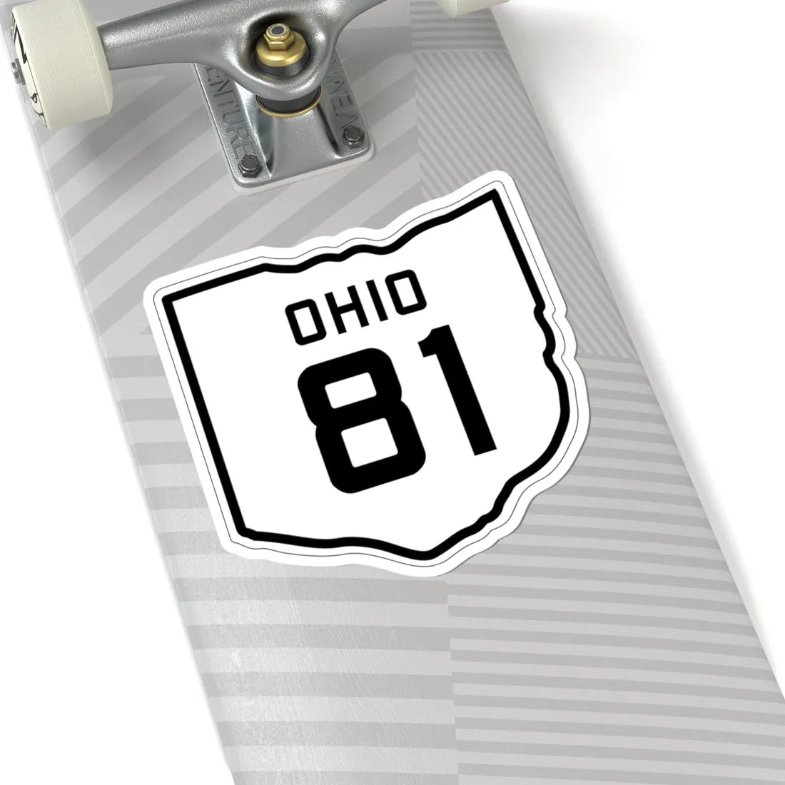 OH-81 1927 (Ohio) (Road Sign) STICKER Vinyl Kiss-Cut Decal - The Sticker Space
