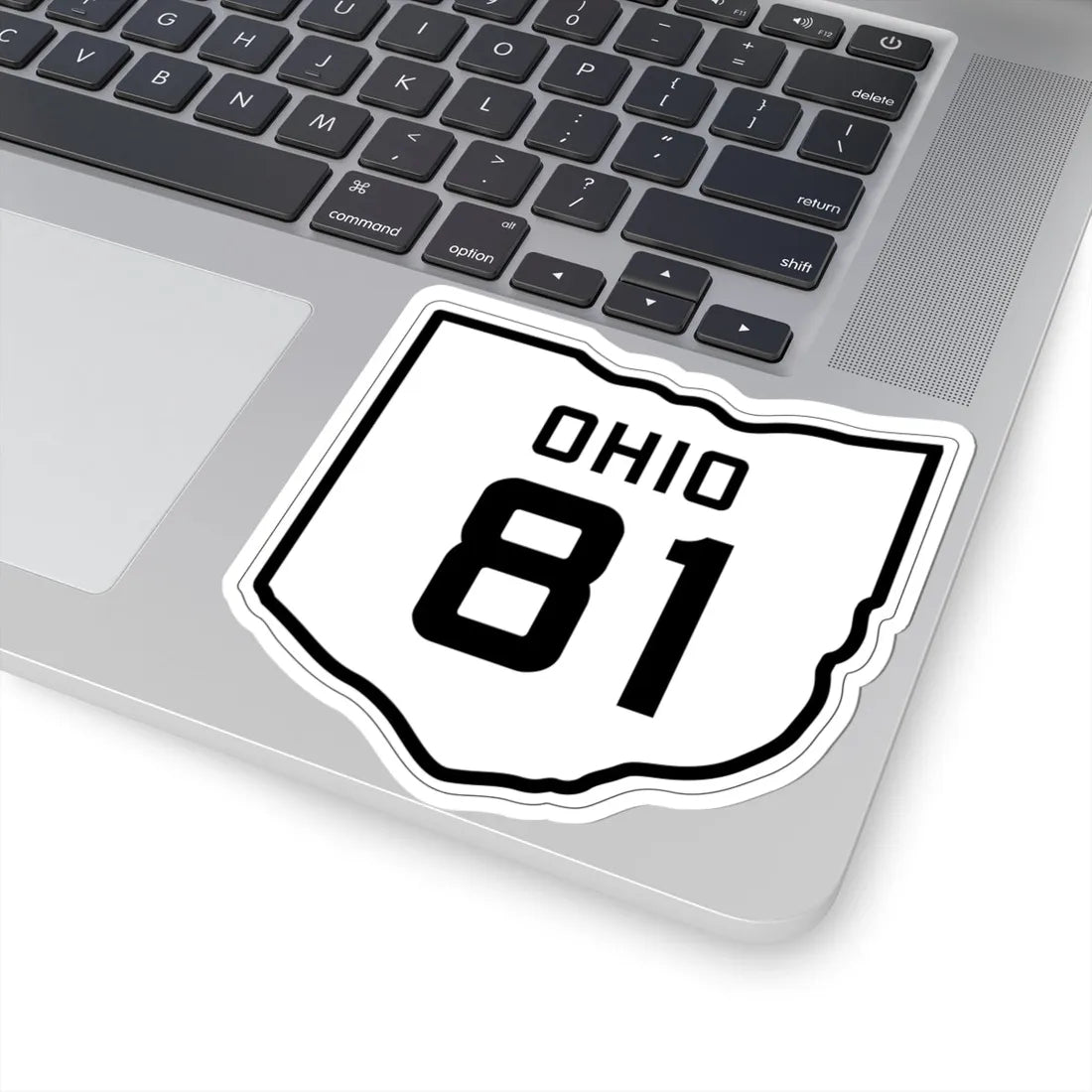 OH-81 1927 (Ohio) (Road Sign) STICKER Vinyl Kiss-Cut Decal - The Sticker Space