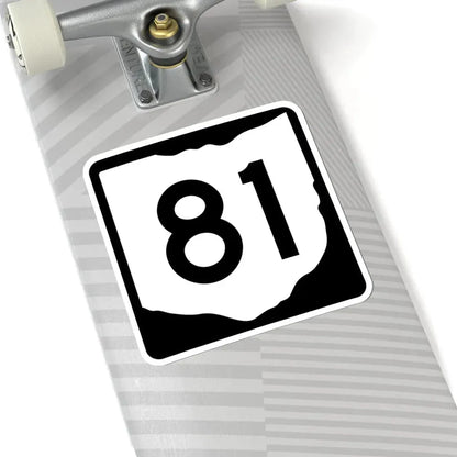 OH-81 (Ohio) (Road Sign) STICKER Vinyl Kiss-Cut Decal - The Sticker Space