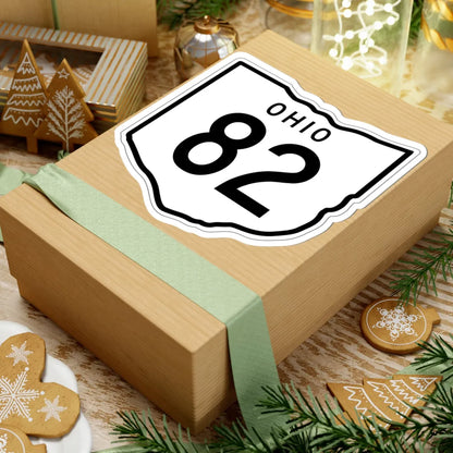 OH-82 1948 (Ohio) (Road Sign) STICKER Vinyl Kiss-Cut Decal - The Sticker Space