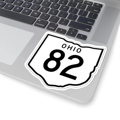OH-82 1948 (Ohio) (Road Sign) STICKER Vinyl Kiss-Cut Decal - The Sticker Space