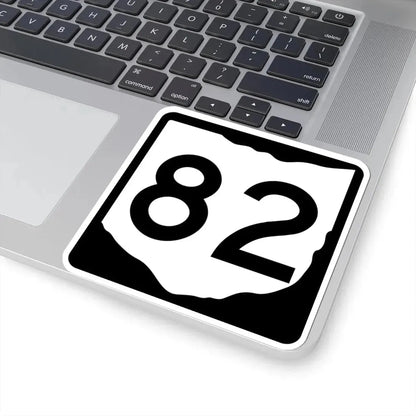 OH-82 (Ohio) (Road Sign) STICKER Vinyl Kiss-Cut Decal - The Sticker Space