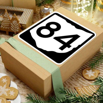 OH-84 (Ohio) (Road Sign) STICKER Vinyl Kiss-Cut Decal - The Sticker Space