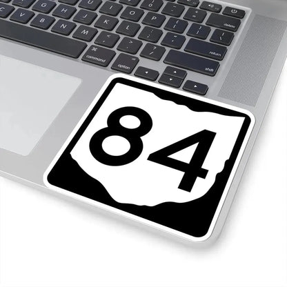 OH-84 (Ohio) (Road Sign) STICKER Vinyl Kiss-Cut Decal - The Sticker Space