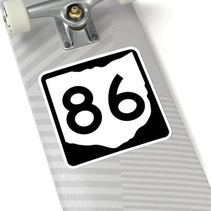 OH-86 (Ohio) (Road Sign) STICKER Vinyl Kiss-Cut Decal - The Sticker Space