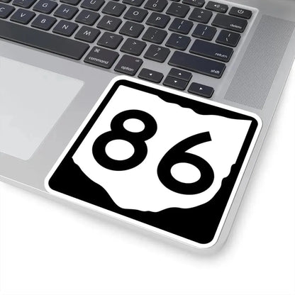 OH-86 (Ohio) (Road Sign) STICKER Vinyl Kiss-Cut Decal - The Sticker Space
