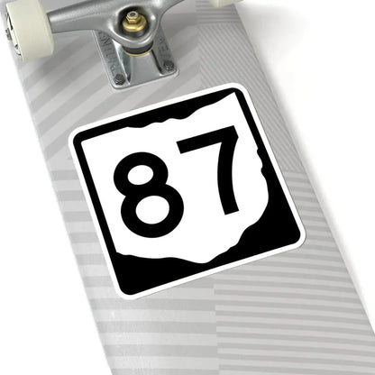 OH-87 (Ohio) (Road Sign) STICKER Vinyl Kiss-Cut Decal - The Sticker Space
