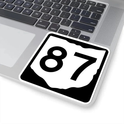 OH-87 (Ohio) (Road Sign) STICKER Vinyl Kiss-Cut Decal - The Sticker Space