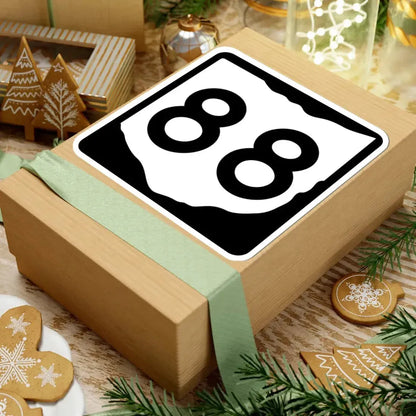 OH-88 (Ohio) (Road Sign) STICKER Vinyl Kiss-Cut Decal - The Sticker Space