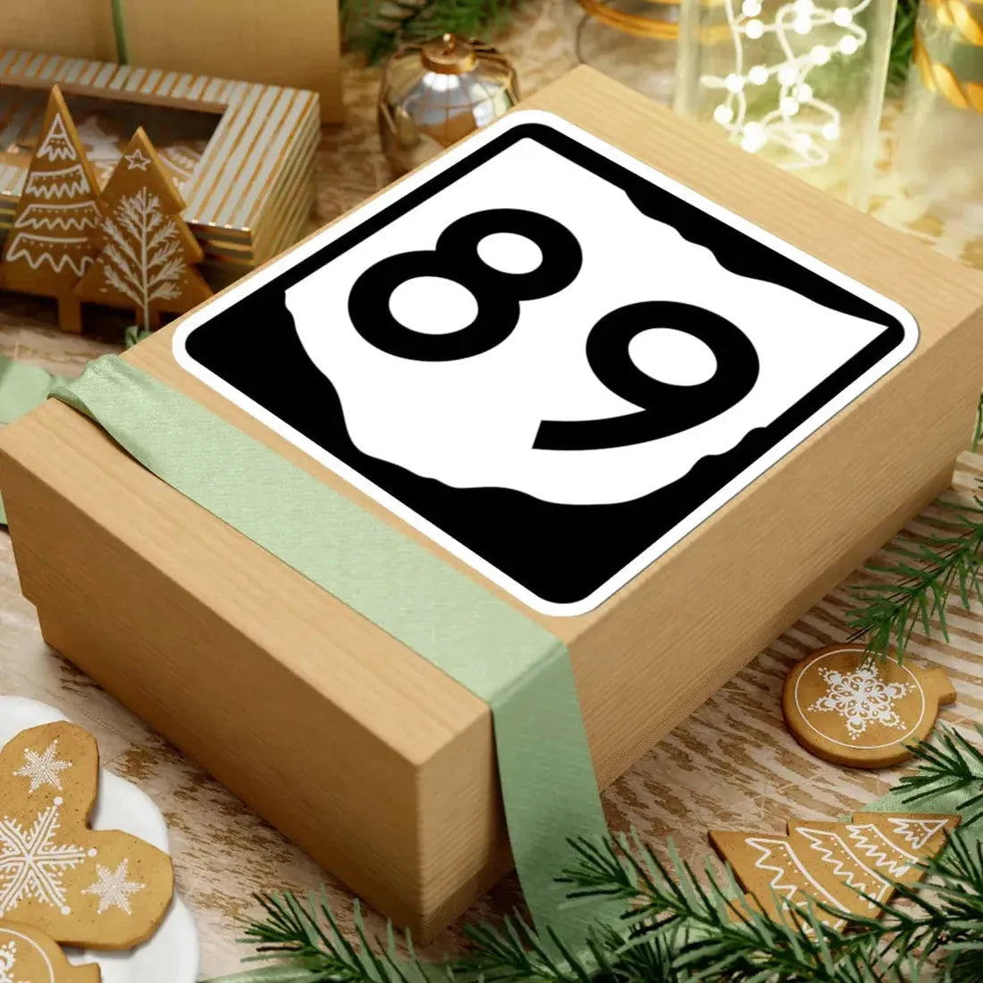 OH-89 (Ohio) (Road Sign) STICKER Vinyl Kiss-Cut Decal - The Sticker Space