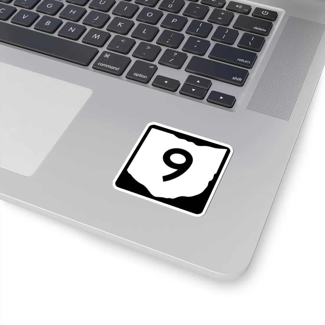 OH-9 (Ohio) (Road Sign) STICKER Vinyl Kiss-Cut Decal - The Sticker Space